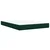 Vidaxl Box spring postelja z vzmetnico temno zelen 140x190 cm žamet