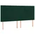 vidaXL Box spring postelja z vzmetnico temno zelena 160x200 cm žamet