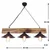 Opviq Luster, 80x22x65 cm, 3xE27, 40W