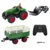 Traktor LEAN TOYS s prikolico in vilami, RC 2.4G