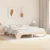 vidaXL okvir za posteljo Naraven Trden borov les 180 x 200 cm Preprost