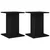 Stalak za biljke 2 pcs Crni hrast 30 x 30 x 40 cm