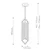 Elstead Lighting VISEČA SVETILKA Alora 13,1/49,3 cm 60 W E27
