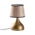 Opviq Stona lampa Gota-15476, Zlatno-bež