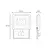 PROSTO LED reflektor sa PIR senzorom 10W LRF008SW-10/BK