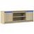 TV ormarić s LED svjetlima boja hrasta 139,5x34x50 cm drveni
