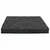 Gumenasti granulatni vanjski pod Crna 9 x 9 x 1 cm Guma