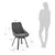 Temno siv jedilni stol Jenna – Kave Home
