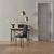 ModernHome Trpezarijske stolice set 4 kom Tami, Crne