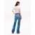 Tommy Jeans Pulover ecru/mornarska/rdeča