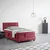 Boxspring Krevet Dixon 120/200 cm , boja crnog vina