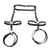 InToYou BDSM Line Fabian Leg & Waist Bondage Harness Black