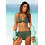 BENCH Bikini zgornji del Perfect, zelena