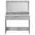 Toaletni stol Betonski sivi 100 x 41 x 135 cm Konstruirano drvo