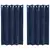 Zavjese za zamračivanje 2 pcs Tamno plava 140 x 140 cm Baršun