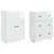 Set ormara 2 pcs 66 x 34,5 x 90 cm Konstruirano drvo