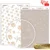 Papirji za scrapbooking Drops A4 - srebrne pike 2