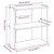 Regal za knjige s 3 razine crni 60x30x60 cm konstruirano drvo