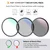 K&F 62mm 3pcs Professional Lens Filter Kit (MCUV/CPL/ND4) + Filter Pouch+3pcs*Cleaning Cloth