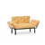 Atelier del Sofa Dvosed na razvlačenje Nitta 155x85x70cm Kaki