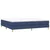 Vidaxl Posteljni okvir z vzmetmi moder 200x200 cm blago