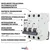 Schelinger modularni tripolni odklopnik C 40 A za DIN letev BM-A02-G7-3P-C40