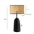 Opviq Set Luster i Podna lampa AYD-3742, Crni