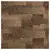 vidaXL Talna preproga 20 pcs Rjava 50 x 50 cm PP