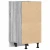 shumee vidaXL Spodnja omarica Grey Sonoma 40x44,5x81,5 cm Izoblikovan les
