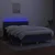 Box spring postelja z vzmetnico LED modra 140x200 cm blago
