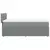 Vidaxl Box spring postelja z vzmetnico svetlo siva 90x190 cm blago