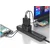 Potovalni adapter vtič EU all in one cel svet 2x USB polnilec 2.1A črn