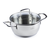 Rosmarino nizki jekleni lonec s stekleno pokrovko POUR&COOK II, 20 cm (2 L)