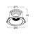 Braytron LED spot svetiljka BRY-LINEX-CD10-10W-3CCT-BELA