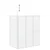 Zavjesa za kadu Matirano 120 x 70 x 137 cm Aluminij