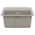 Umivaonik Siva 560 x 460 mm 80% kvarc i 20% smola