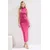 Trendyol Milla Ženska haljina Twoss24El00101, Roze