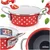 Northix TECKA emajliran lonec 14 cm, 650 ml