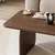 Hanah Home klub sto Pietra, 100 cm, orah Milano