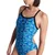 Arena pooltiles swimsuit challenge back black/blue multi xl - uk38