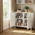 Songmics Shranjevalna omara 40x80x76 cm rjava