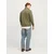 JACK & JONES Majica JORVESTERBRO oliva/off-bela