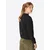 Womens Light Bomber Jacket Black