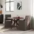 Trpezarijske stolice 2 pcs Tamno siva 57 x 67 x 95 cm