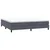 Box spring krevet bez madracem tamnosivi 200x210 cm baršunasti