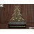 Black Cut 3D Lampa Jelka Toplo bela