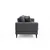 Atelier del Sofa Trosed na razvlačenje Nordic 90x85x210cm Tamnosivi