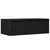 TV ormarić s LED svjetlima crni hrast 75x35,5x25 cm
