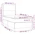 Vidaxl Box spring postelja z vzmetnico modra 100x200 cm blago