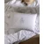 Madame Coco Set letnje posteljine Maria, Dvokrevetni, Pique, Beli